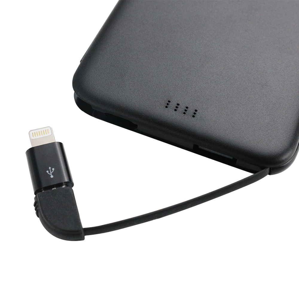 4000mAh Built-in Cable Power Bank